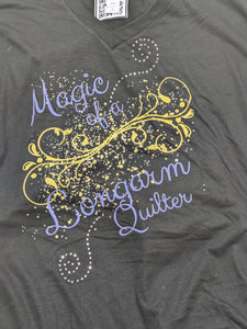 Quilt Themed T-Shirt - Magic of a Longarm Quilter #6010